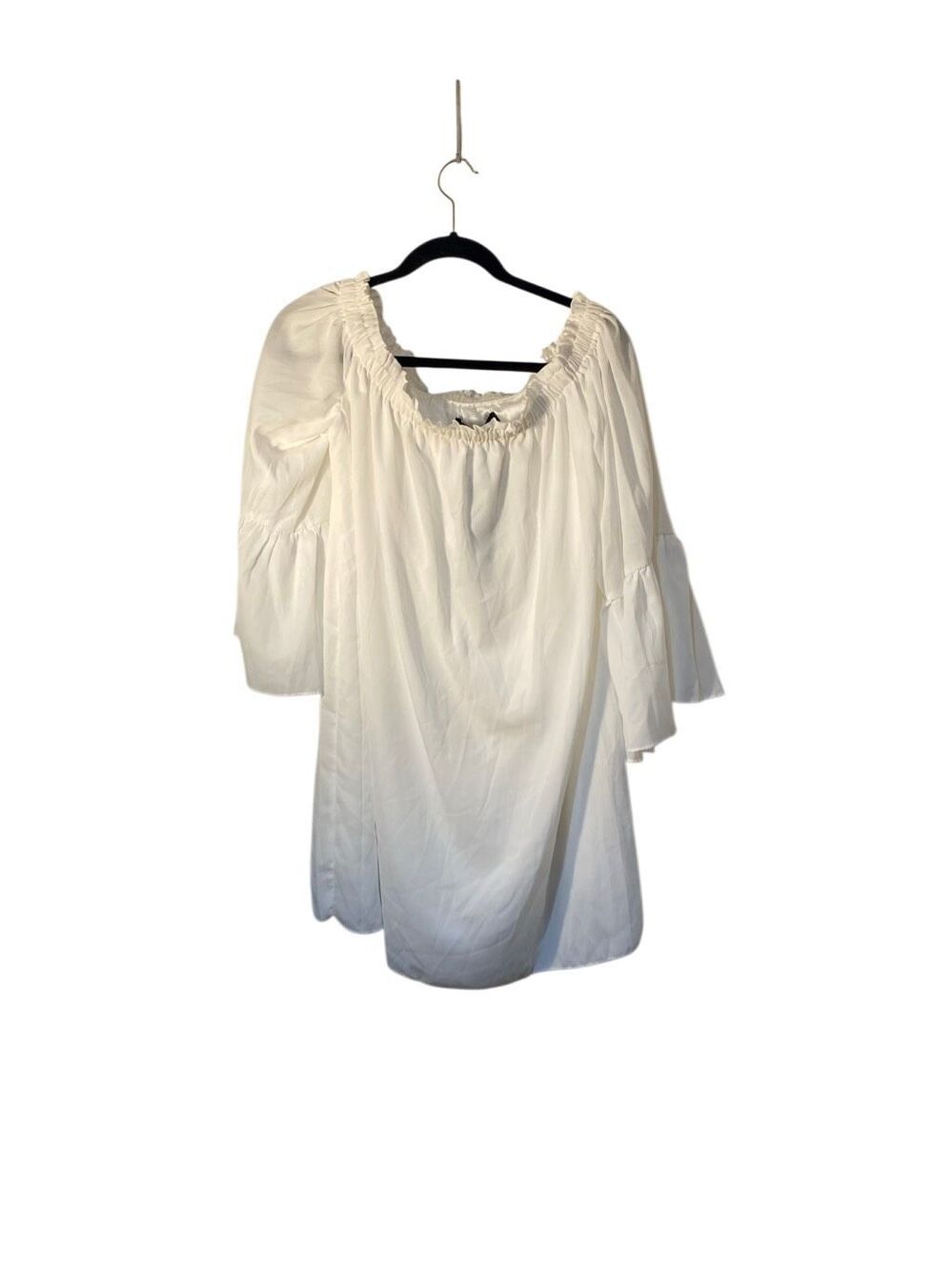 NWT Zanzea women’s white BoHo peasant blouse XL
